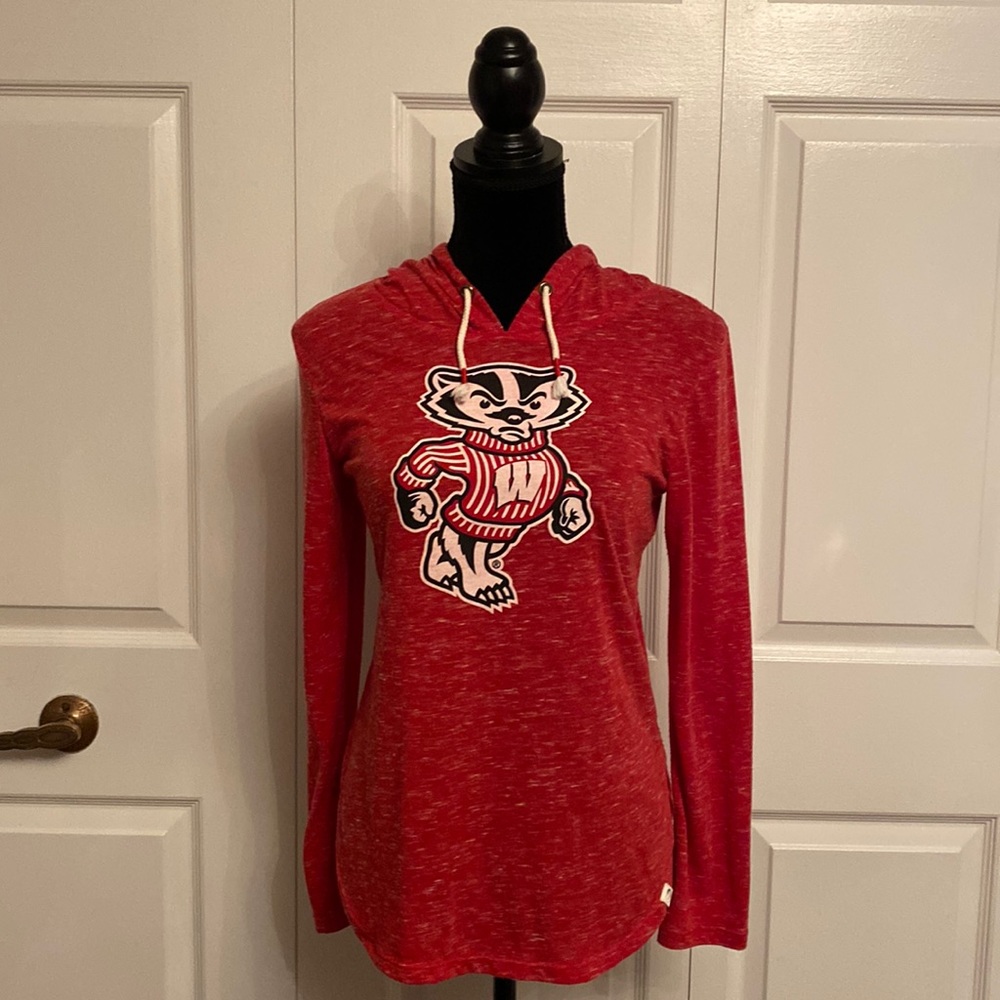 Wisconsin Badgers Bucky UW Longsleeve with hood